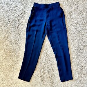 J. Crew Navy Polyester Lined Pants Size 00